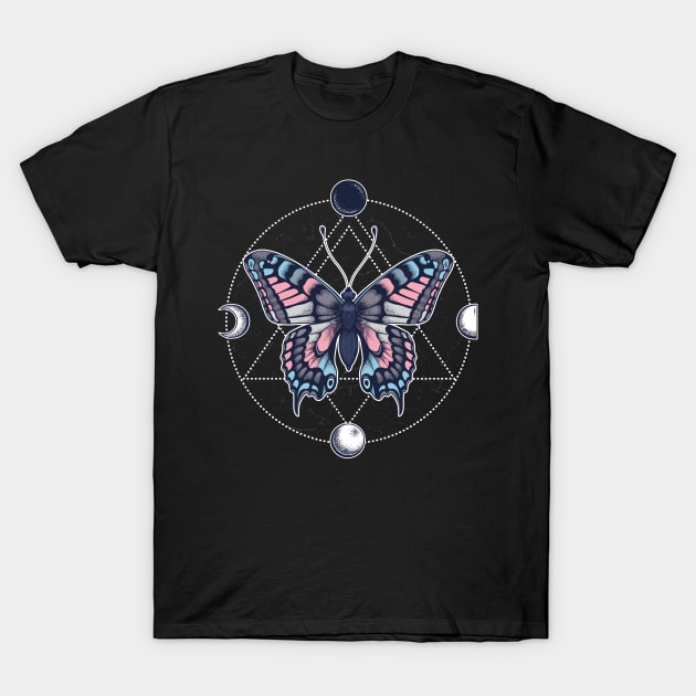 Transgender Butterfly T-Shirt by Psitta